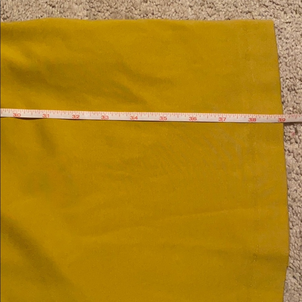 GownTown Mustard Colored Dress, XS - Picture 6 of 6